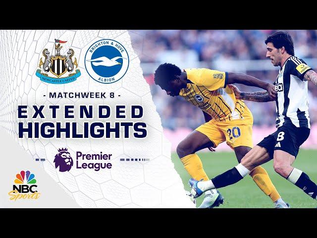 Newcastle United v. Brighton | PREMIER LEAGUE HIGHLIGHTS | 10/19/2024 | NBC Sports