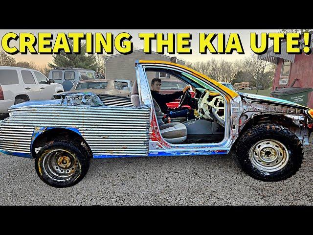 Turning a KIA Into a TRUCK! Now With Mud Tires!