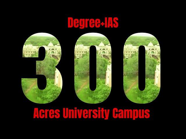 Degree with IAS- Integrated Course in University- First time in India- B.A Public Policy + IAS