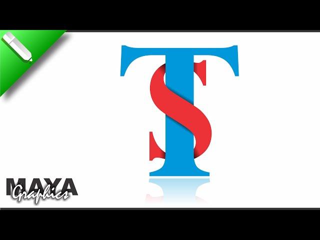 T S Logo Design in Coreldraw | Professional Logo Design in Coreldraw