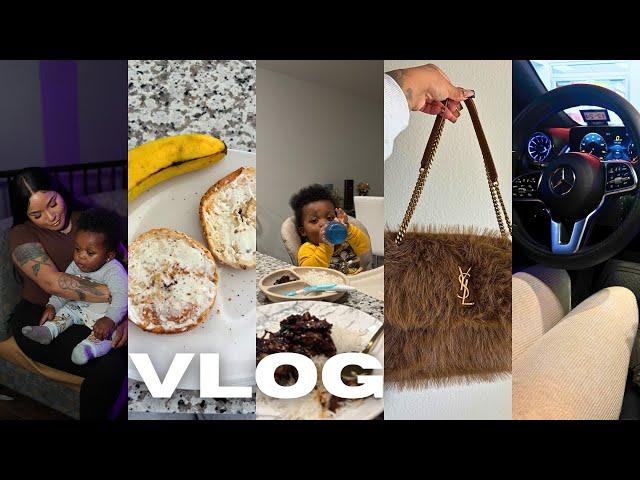 VLOGMAS DAY 19 | A DAY IN THE LIFE OF A MOM, OPENING KYRIE'S BIRTHDAY GIFT + LUXURY UNBOXING