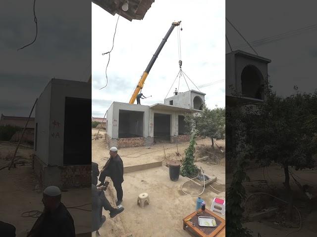 Precast concrete home Installation || readymade concrete home #precastconcrete #readymady #civil