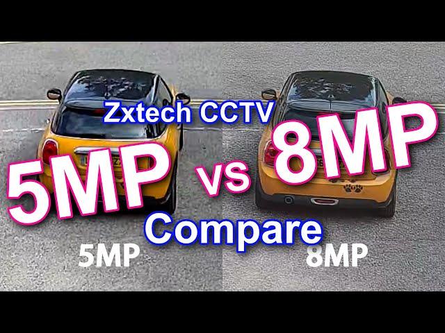 5MP vs 8MP 4K CCTV Cameras