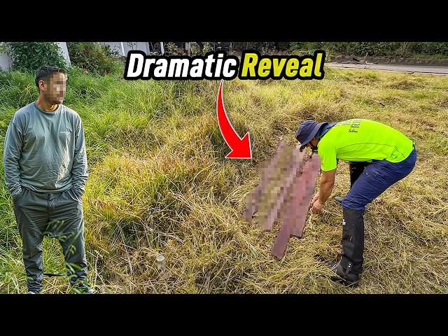 Couple was STUNNED with What I FOUND BURIED under this Overgrown Grass, Wait until you see this!