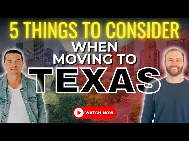 5 Crucial Things to Know Before Moving to Texas | Must-Watch Guide for Newcomers!