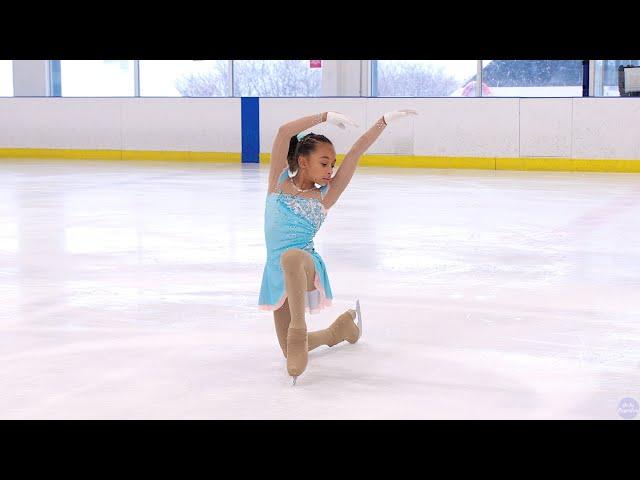 "Learning To Fly" Skylar Lautowa-Peguero skates to @ChristinaAguilera on World Ice Skating Day