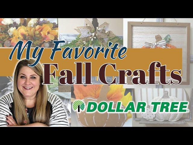 My Favorite Fall Dollar Tree Craft Ideas! DIY Home Decor Ideas Mega Video! Easy Fall Projects!