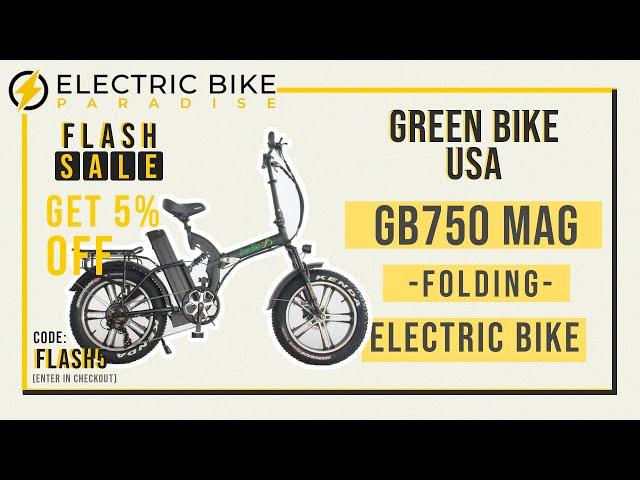 Green Bike USA GB750 MAG 750W Folding Fat Tire Electric Bike Review by Electric Bike Paradise