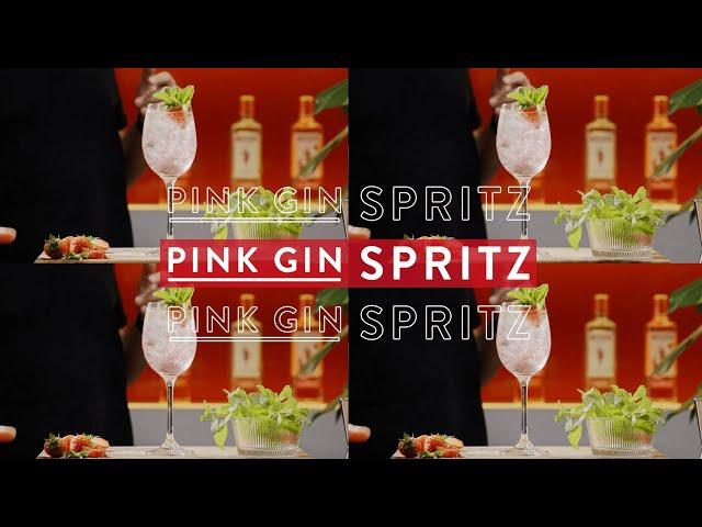 How To Make a Pink Gin Spritz with Beefeater Gin | Behind the Bar