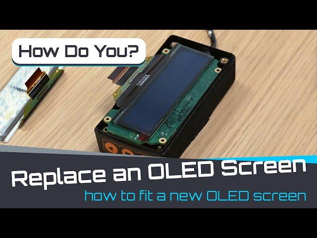 How to replace your RACELOGIC OLED Display Screen