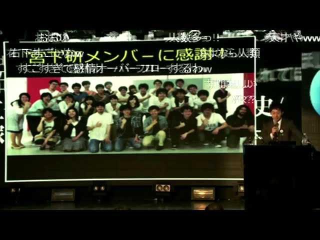 宮下芳明 「研究100連発」（第１回ニコニコ学会β）