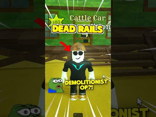 NEW Demolitionist Class is Broken?!  #roblox #deadrails