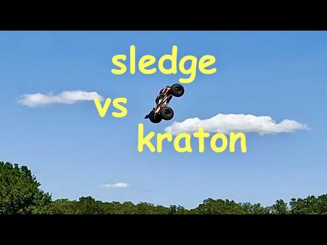 TRAXXAS SLEDGE 6S VS ARRMA KRATON 6S