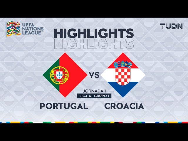 HIGHLIGHTS - Portugal vs Croacia | UEFA Nations League 2024 | TUDN