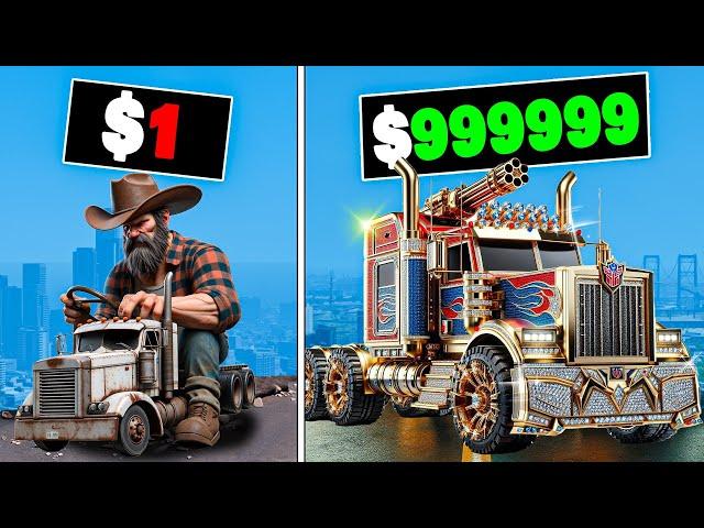 $1 to $1,000,000 Semi Truck in GTA 5