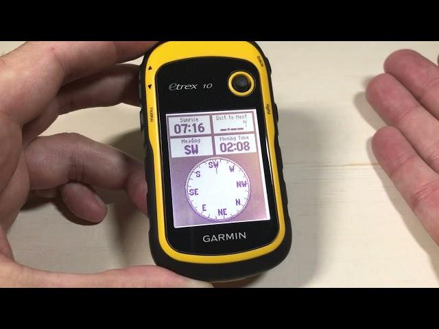 Garmin eTrex 10 - How to set North Reference (for Compass)