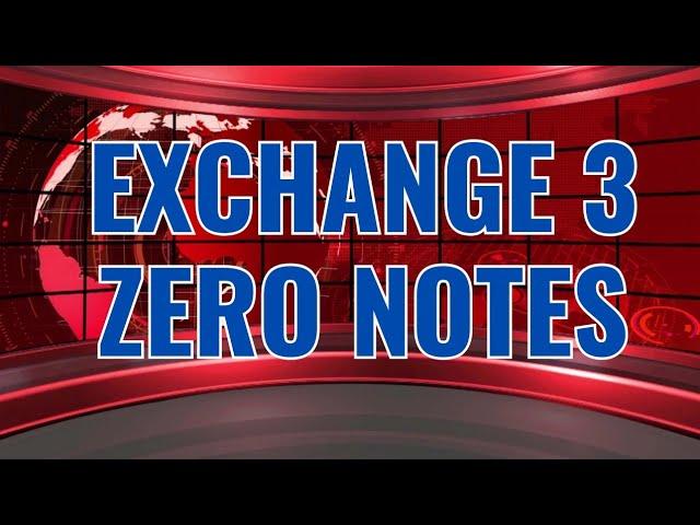 Exchange Your 3 Zero Notes From BankIraqi Dinar News Today