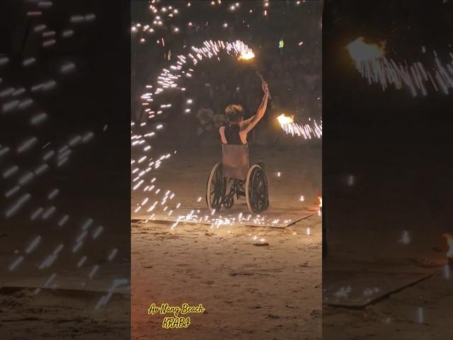 Ao Nang Beach #aonangbeach #thailand #krabiisland #travel #fireshow #krabi