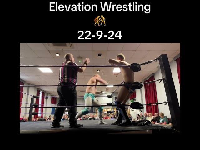 Elevation Wrestling Nathan Fisher vs Jakk Sellstrom