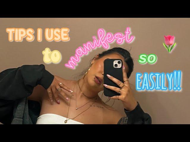 tips I use to make manifestation SO easy for me!! | law of assumption