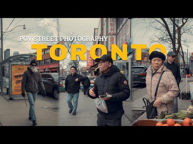 POV Street Photography in Toronto with Fujifilm XE3 - Last Day of 2024 | Shot on DJI Osmo Action 4