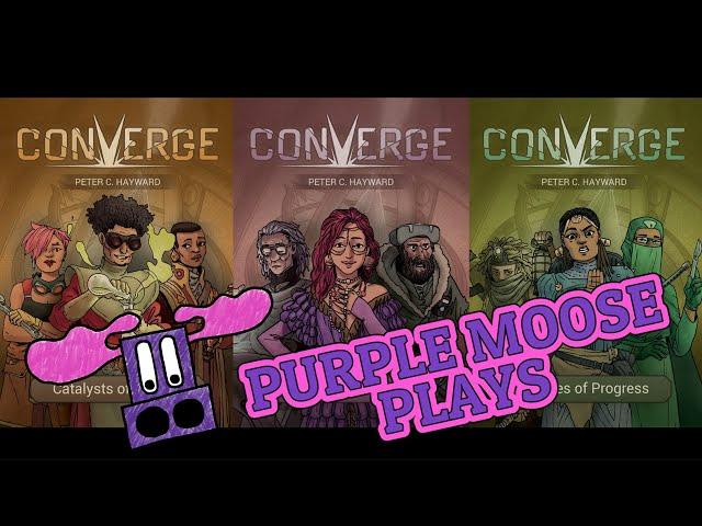 Purple Moose Plays...Converge (solo) - Kickstarter Preview