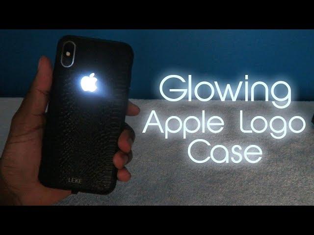 Glowing Apple Logo Case on iPhone X • BEST iPhone Case Ever!