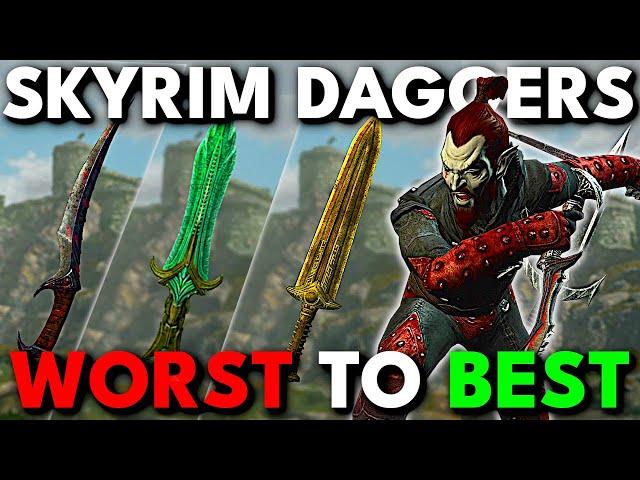 Every Skyrim Dagger RANKED Worst to Best