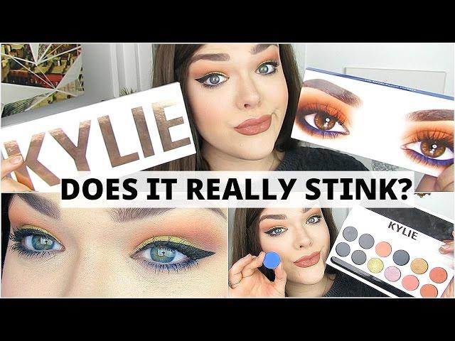 HONEST KYLIE ROYAL PEACH PALETTE REVIEW | DOES IT REALLY STINK? | LIVE SWATCHES & DEPOTTING