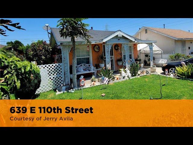 639 E 110th Street Los Angeles, CA 90059 | Jerry Avila | Real Estate Virtual Tour Companies