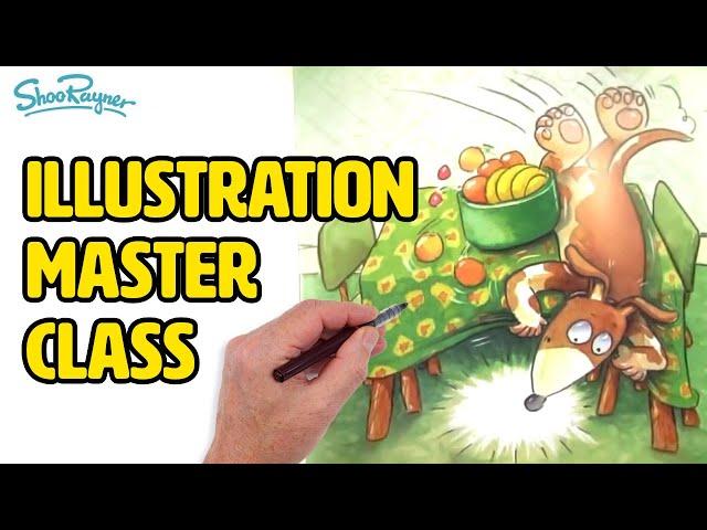 Children's Book Illustration masterclass - use of colour and style