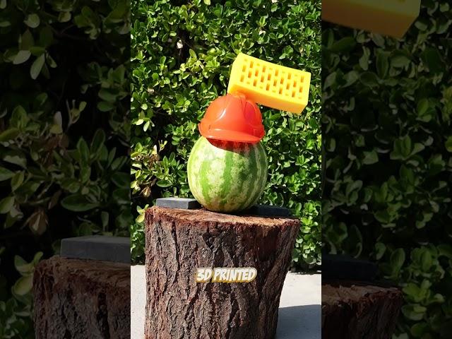 3D Printed Brick vs Real