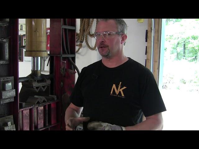 Welding Canister Damascus by Hand - J. Neilson