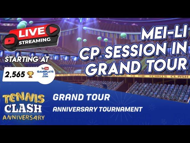 Tennis Clash Mei-Li CP Session in Grand Tour [Anniversary Tournament Season October-November 2024]