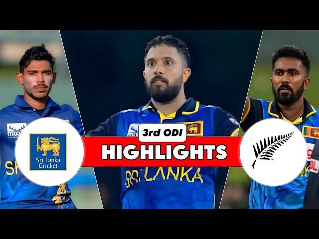 Sri Lanka Vs New Zealand 3rd ODI Highlights | SL Vs NZ 3rd ODI Match Highlights 2025 | SL Vs NZ