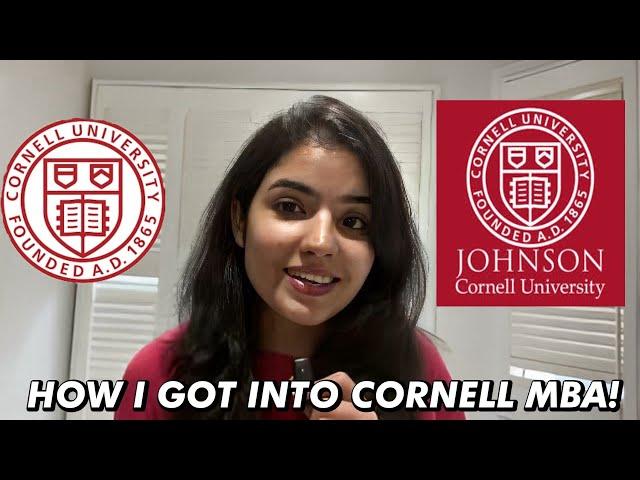 I GOT INTO CORNELL FT MBA WITH A LOW GRE! (How I Did It)