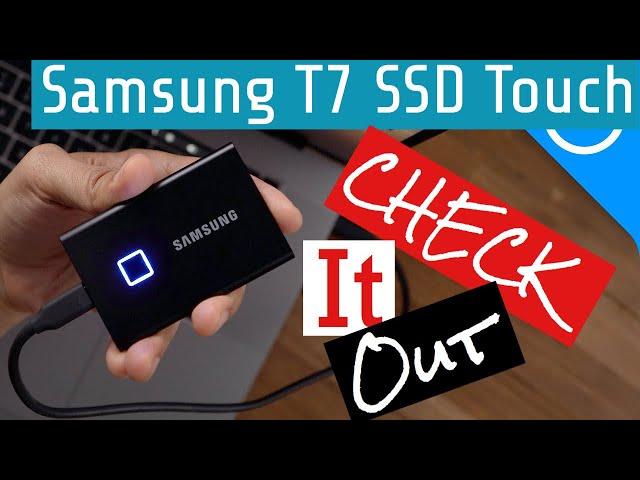 BEST EXTERNAL SSD!!!! Samsung T7 Touch SSD