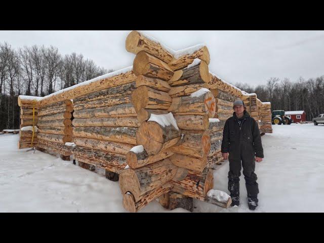 Pushing Through the Winter To Finish the House - Building My Log Home Pt. 12