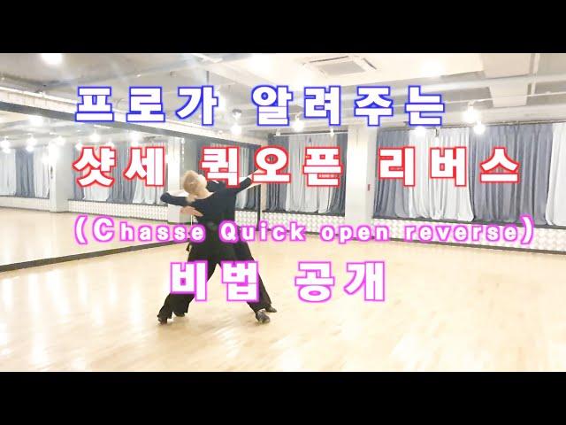 프로가 알려주는 샷세 퀵오픈 리버스 비법!! ( 2부 )/ Ballroom Dance Waltz / 댄스튜브 ep 19