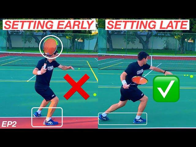 Forehand Footwork Timing | Why Setting Feet Early is a Problem | 10-Day Tennis Transformation EP2