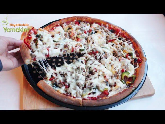 Pizza Tarifi /Sebzeli Pizza Nasıl Yapılır/ En Lezzetli Pizza hamuru ve tarifi