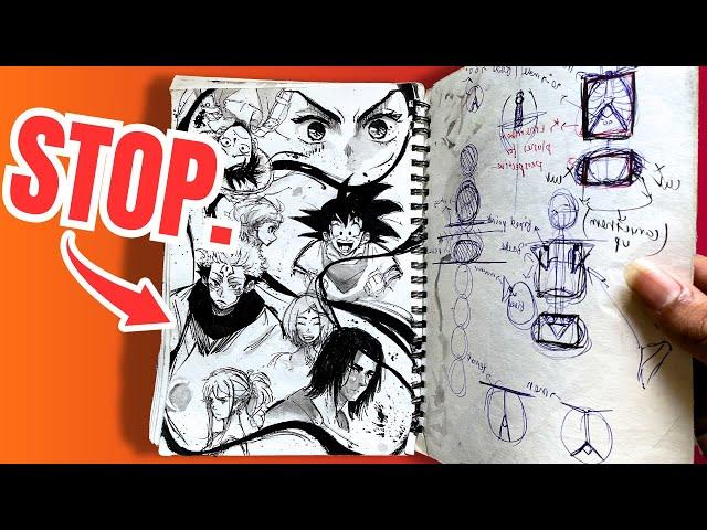 DON'T EVER Draw Like THAT!! (Sketchbook Tour)