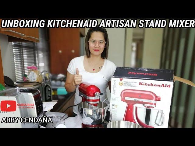 UNBOXING KITCHENAID ARTISAN STAND MIXER ( VLOG #83 ) | ABBY CENDAÑA