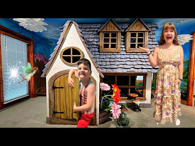 24 HOURS in a REAL FAIRY HOUSE **MAGICAL**