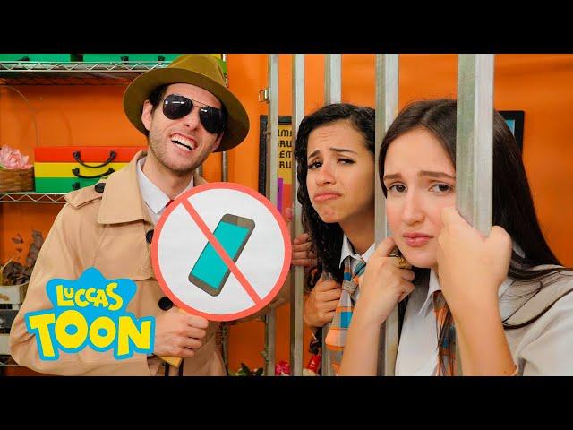 LUCCAS TOON - APRENDENDO LIÇÕES IMPORTANTES NA ESCOLA ! (Proibido Celular)