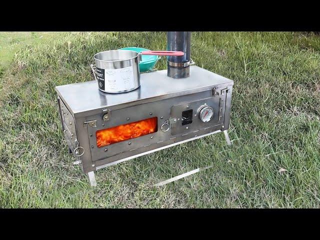 Woods Walker Titanium hot tent wood Stove with oven