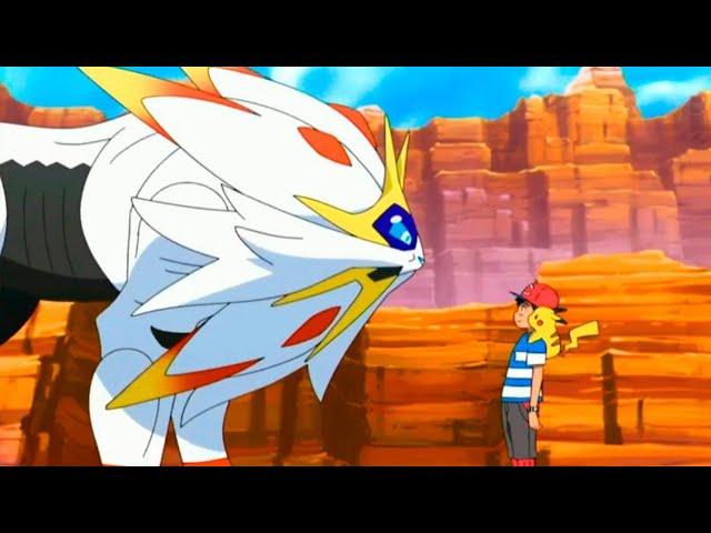 Nebby evolves into Solgaleo  [Eng dub] Pokemon sun and moon episode 52