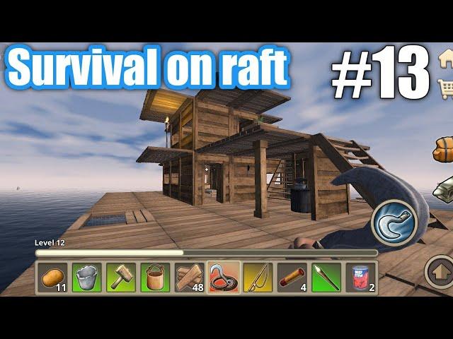 Survival on raft: crafting in the ocean, build a house on raft, #13