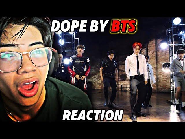 KPOP NEWBIE REACTS TO DOPE BY BTS FOR THE FIRST TIME REACTION