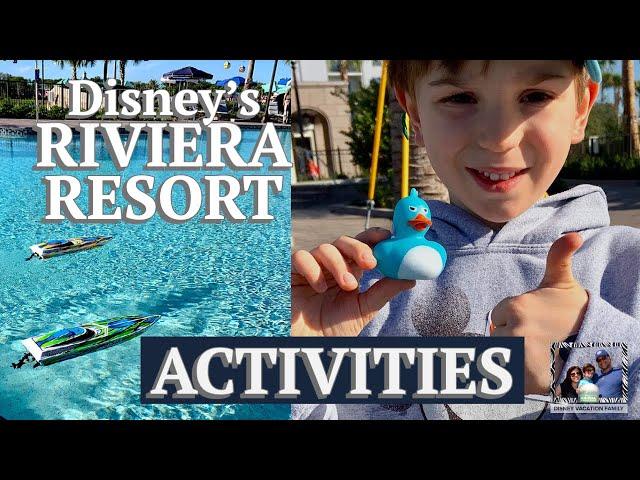 Disney's RIVIERA Resort ACTIVITIES in Disney World